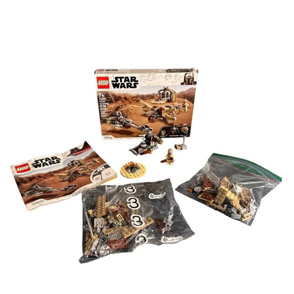 Lego Trouble On Tatooine 75299 The Mandalorian Tusken Raider Child Mini Figs EUC